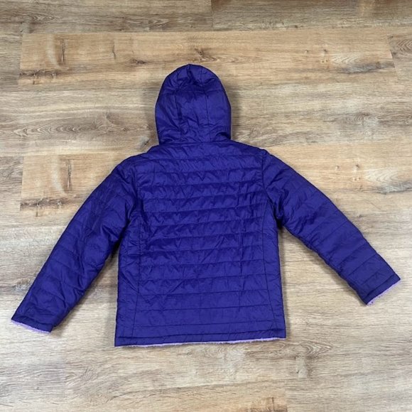 Eddie Bauer Girls' Reversible Hooded Jacket - Picture 2 of 5